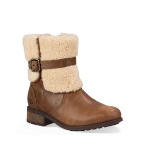 UGG Blayre II Shearling Cuff Suede Boots